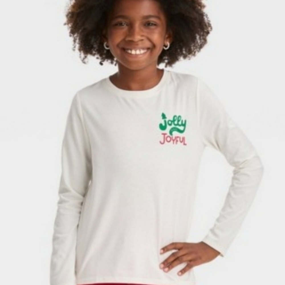 ❤️10/$10 New cat & jack Christmas long sleeved shirt